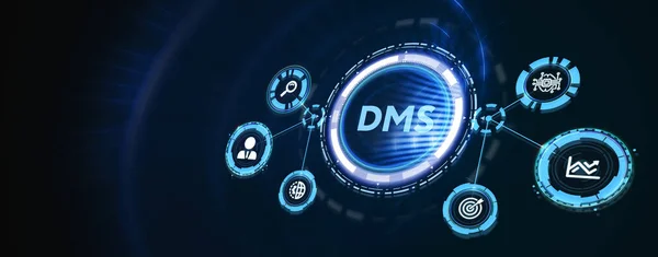 Dokumentenmanagement Dms System Digital Rights Management Unternehmen Technologie Internet Und — Stockfoto