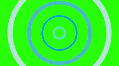 İnternet, iş, teknoloji ve ağ konsepti. Renkli çemberler geçişi genişletiyor. Alfa kanalıyla döngü halinde animasyon. Geçiş Video Elementi