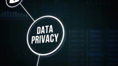 İnternet, iş, teknoloji ve ağ konsepti. Siber güvenlik veri koruması iş teknolojisi gizlilik kavramı. 