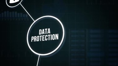 İnternet, iş, teknoloji ve ağ konsepti. Siber güvenlik veri koruması iş teknolojisi gizlilik kavramı. 