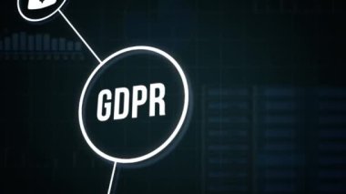 İnternet, iş, teknoloji ve ağ konsepti. Siber güvenlik veri koruması iş teknolojisi gizlilik kavramı. 