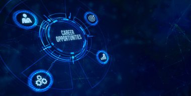 İnternet, iş, teknoloji ve ağ konsepti. CAREER DEVRİŞTİRLERİ.