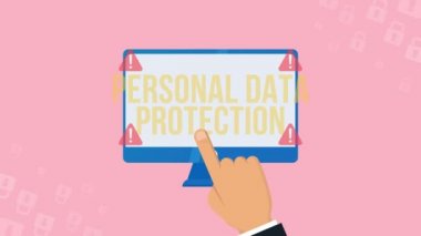 İnternet, iş, teknoloji ve ağ konsepti. Siber güvenlik veri koruması iş teknolojisi gizlilik kavramı. 