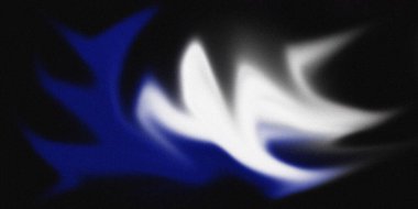 Koyu mavi eğimli soyut bulanık ses arkaplanı