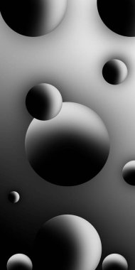 Koyu Gümüş, daire şekilli gri vektör düzeni. Kabarcıklar ile soyut biçiminde bulanık dekoratif tasarım