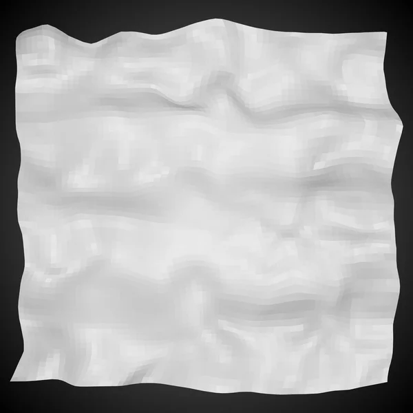 Относительная трехмерная поверхность белого цвета на черном фоне. — стоковый вектор