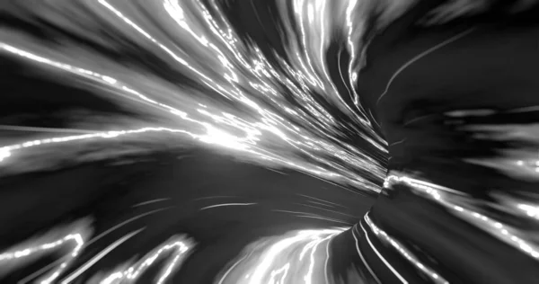 Renderização Wormhole Tempo Espaço Movimento Velocidade Luz Salto Abstrato Espaço — Fotografia de Stock