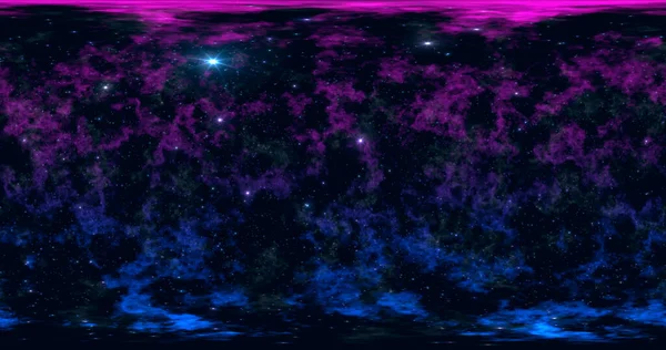 Rendering Space Background Nebula Stars Environment 360 Hdri Map Equirectangular — Stock Photo, Image