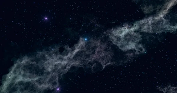 3Dレンダリング 星雲や星を背景にした空間 無制限のスペース グラフィックイラスト — ストック写真