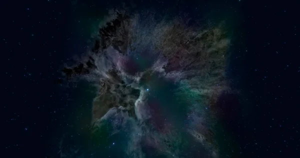 Rendering Space Background Nebula Stars Unlimited Space Graphic Illustration — Stock Photo, Image