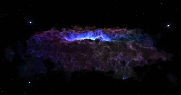 3d rendering. Space background with nebula and stars. Unlimited space. Graphic illustration.