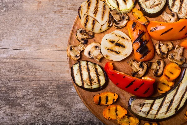 Antecedentes de verduras a la parrilla — Foto de Stock