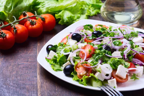 Fotoğraf Yunan salatası