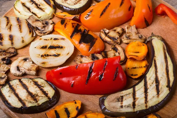 Arka plan ızgara sebze