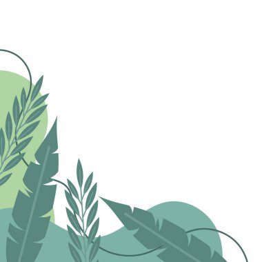 Blob Köşeli Estetik Yaprak