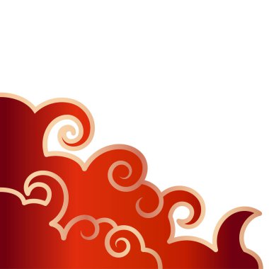 Çin Yeni Yıl Bulut Köşesi Dekorasyonu