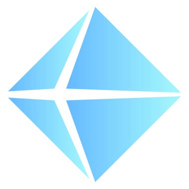 Soyut Geometrik Şekil Gradyanı