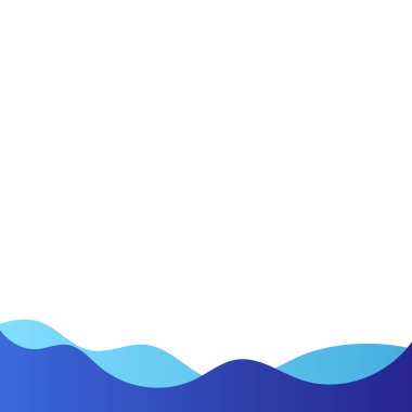 Soyut Modern Gradyan Dalgalı Kenarlık