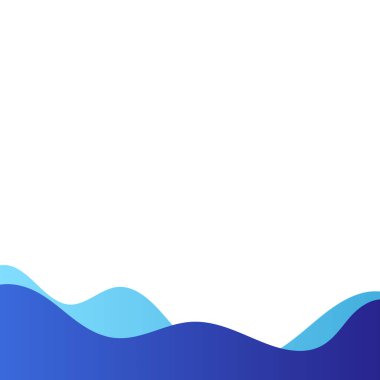 Soyut Modern Gradyan Dalgalı Kenarlık