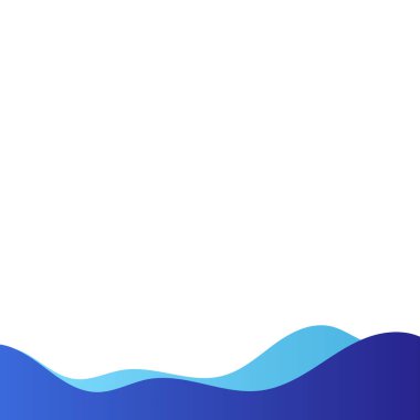 Soyut Modern Gradyan Dalgalı Kenarlık