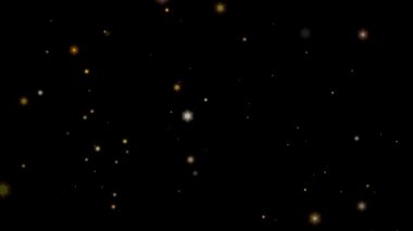 Soyut bokeh parçacığı koyu arkaplan üzerine akış sağlar. Dinamik sinematik animasyon dokusu sıcaklık enerjisi yayar. Derin uzay atmosfer hareketi, sakin görsel zen ritmi uyandırır. Bokeh ışıltı tarzı..