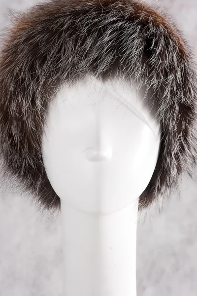 Cappello donna in pelliccia — Foto Stock
