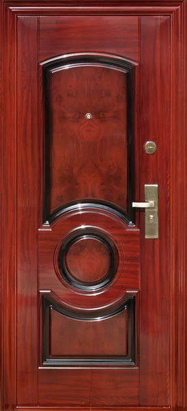 玄関の金属製ドア — ストック写真