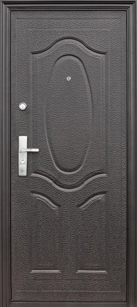 Вхідні металеві двері — стокове фото