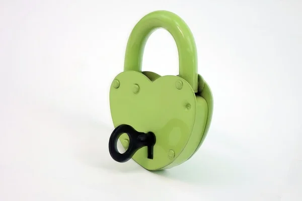 Decorative metal padlock — Stock Photo, Image