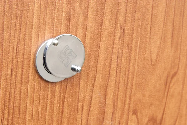 ประตูโลหะและ peephole — ภาพถ่ายสต็อก
