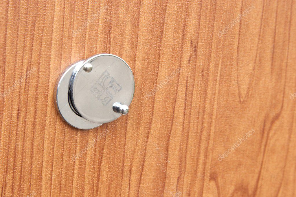 Metal Door And Peephole Stock Photo C Prokrida 119728540