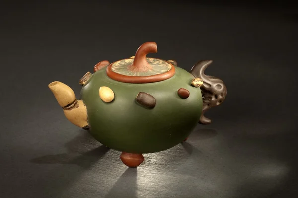 Teapot for green tea — Stock Photo, Image
