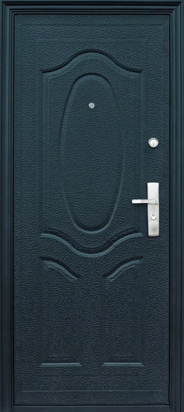 Metalowe drzwi wejściowe — Zdjęcie stockowe