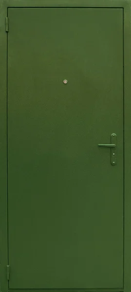 Ingresso porta in metallo — Foto Stock