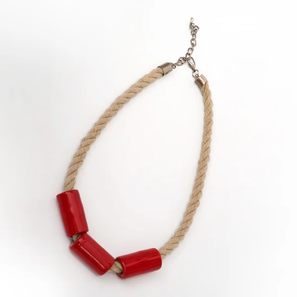 Necklace in a marine style — Stock Photo, Image