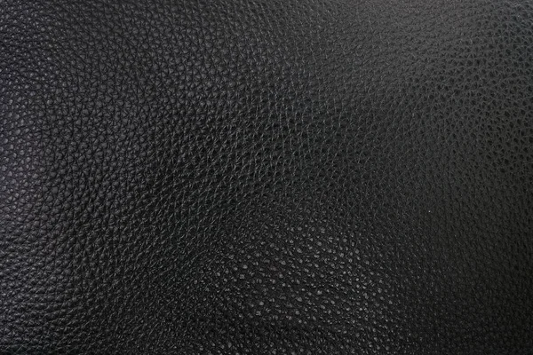 Black Natural Leather Close Isolated Background Design — Stock Photo, Image