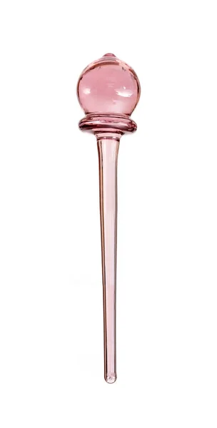 Glass Test Stick Perfumery Cosmetics Isolated White Background — Stock Photo, Image