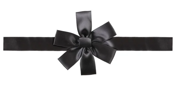 Premium Photo  Holiday gift decoration and sale promotion concept black  silk ribbon and bow on marble background f