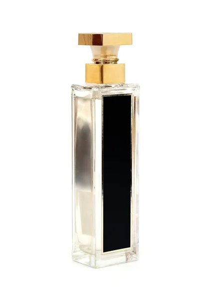 Frasco Perfume Diseño Sobre Fondo Blanco — Foto de Stock