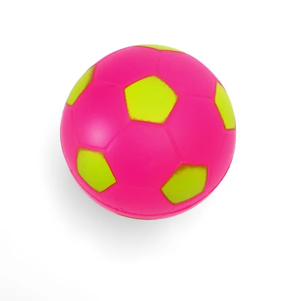 Pallone Multicolore Isolato Fondo Bianco — Foto Stock