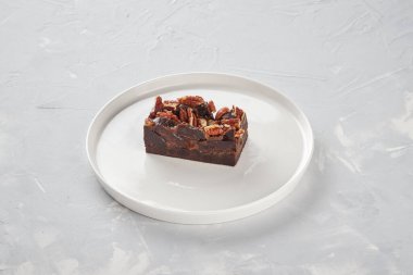 Tabakta tatlı, beton kaplama, tasarımcı için.