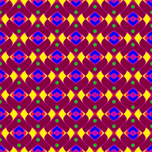 Abstrakte geometrische bunte nahtlose Muster — Stockvektor