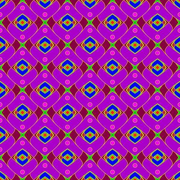 Абстрактний геометричний барвистий безшовний візерунок — стоковий вектор