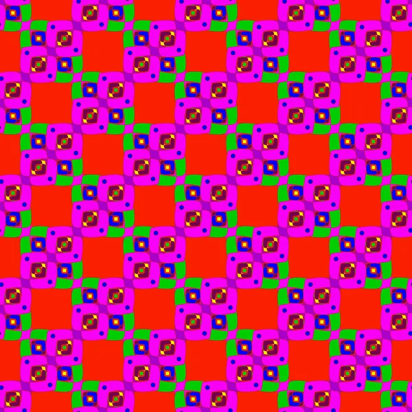 Abstrait géométrique coloré motif sans couture — Image vectorielle