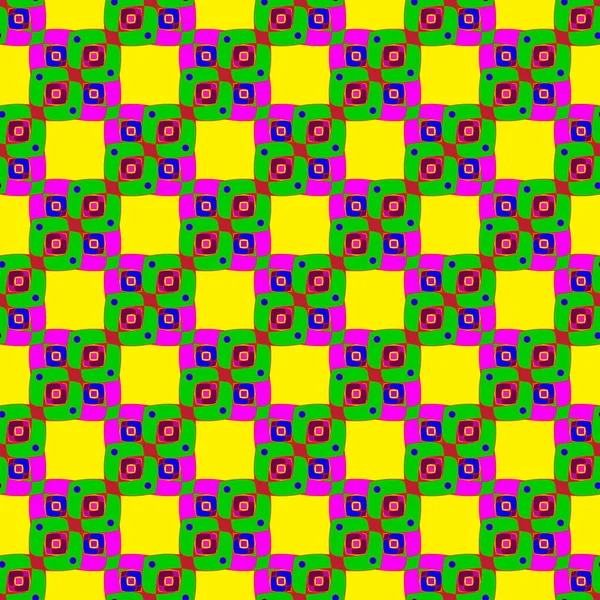 Abstrait géométrique coloré motif sans couture — Image vectorielle