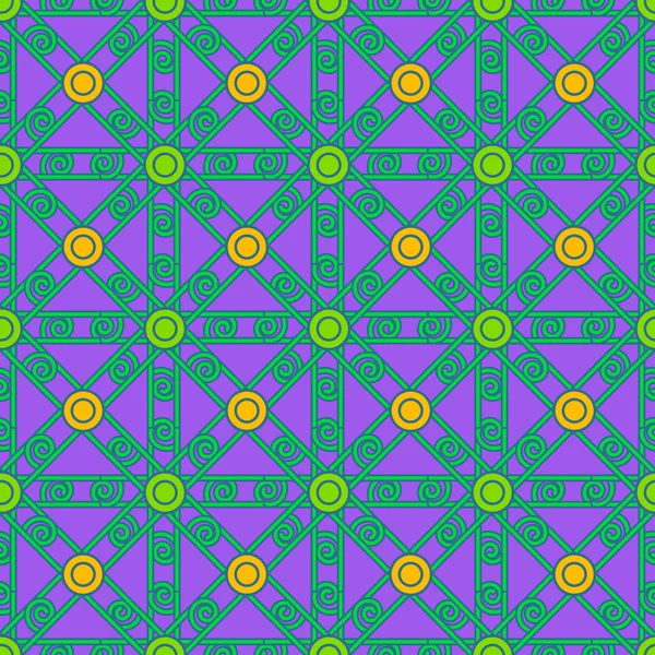 Abstrait géométrique coloré motif sans couture — Image vectorielle