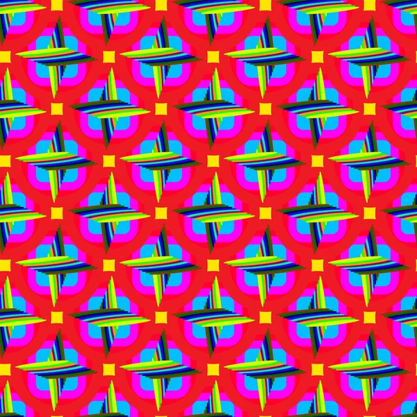 Abstracto geométrico patrón inconsútil colorido — Vector de stock