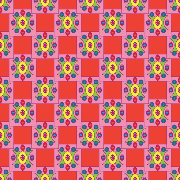 Abstrait géométrique coloré motif sans couture — Image vectorielle