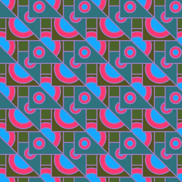 çok renkli geometrik seamless modeli