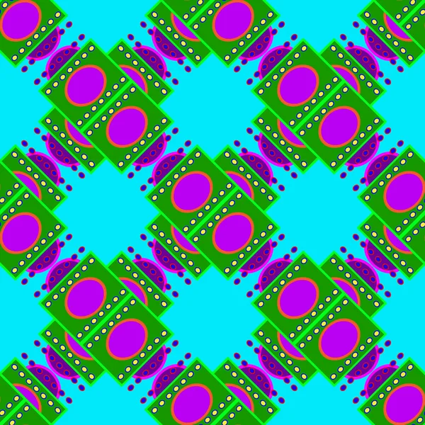 Abstracto geométrico patrón inconsútil colorido — Vector de stock
